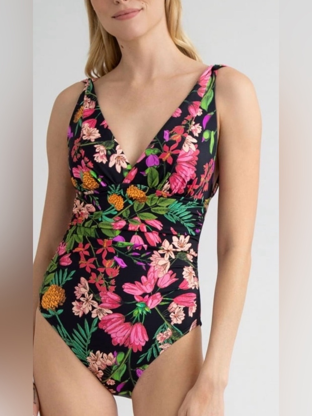NWT Time & True Swimsuit, Tropical Floral, Women’s Size XL (16-18)